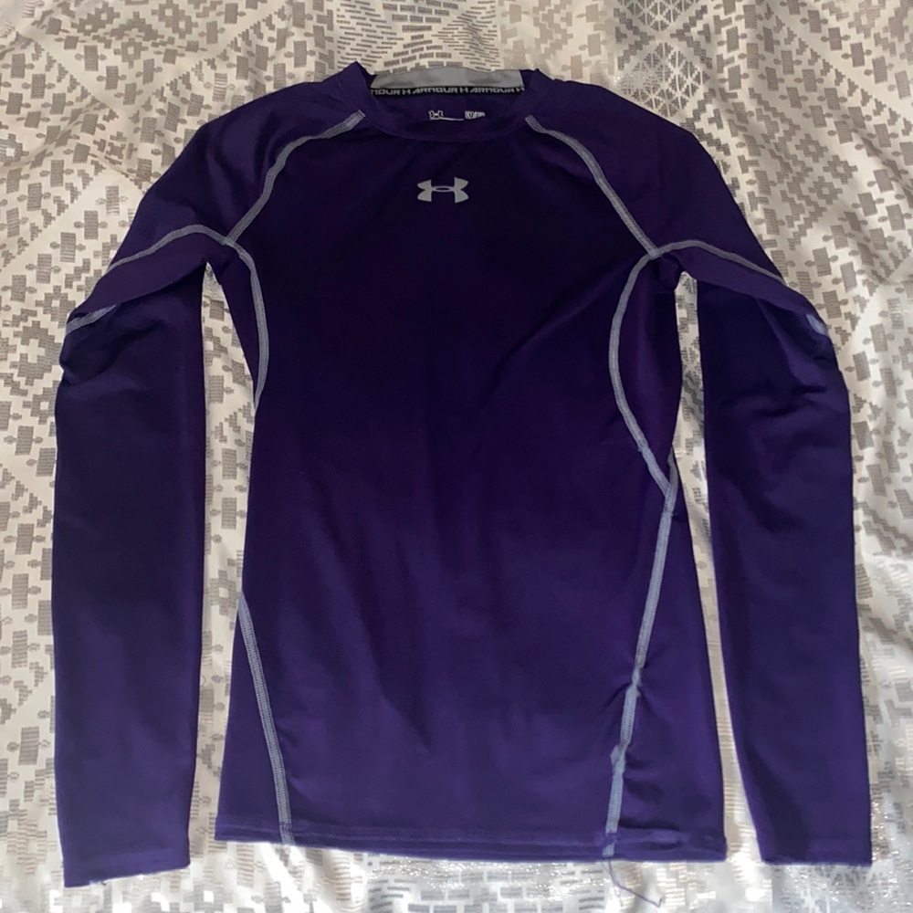 Under Armour Purple Compression Shirt